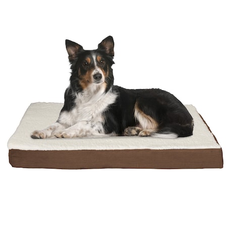 Pet Adobe Memory Foam Orthopedic Pet Bed 36x27x4 Brown 549666IEI
